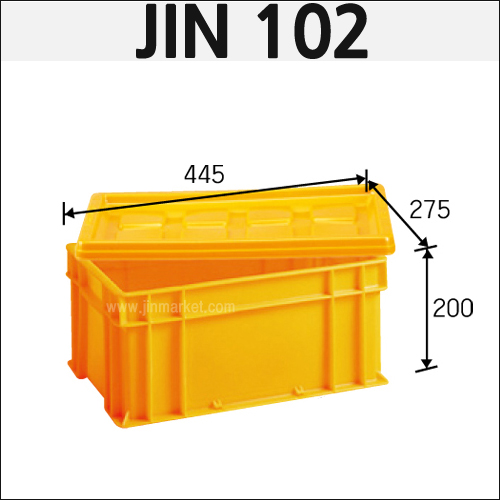 2-1번.공구상자JIN 102(노랑)18ℓ　
